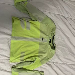 Nike workout crop top